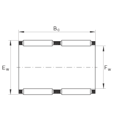 滾針及保持架組件 K42X47X30-ZW, 根據 DIN 5405-1/ ISO 3030 標準，雙列