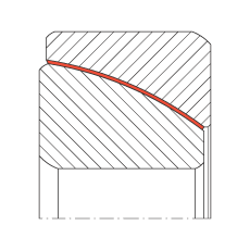 角接觸關(guān)節(jié)軸承 GE160-SW, 根據(jù) DIN ISO 12 240-2 標(biāo)準(zhǔn)，免維護(hù)